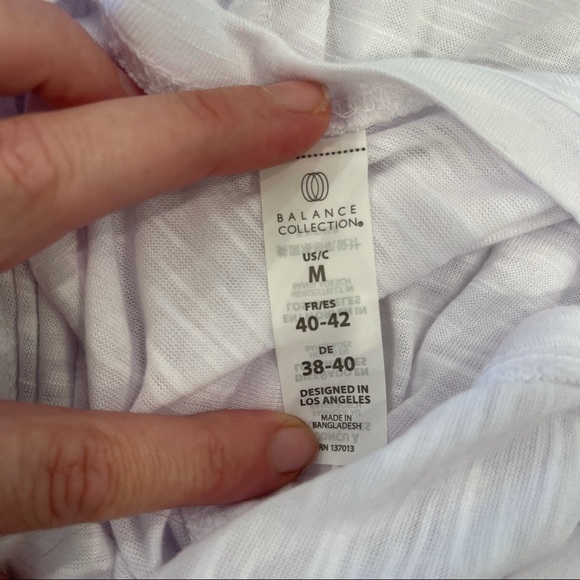 NWT Balance Collection white cut out tank top - Picture 15 of 16